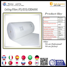 Hot sale 600g spray booth ceiling air intake filter roll media