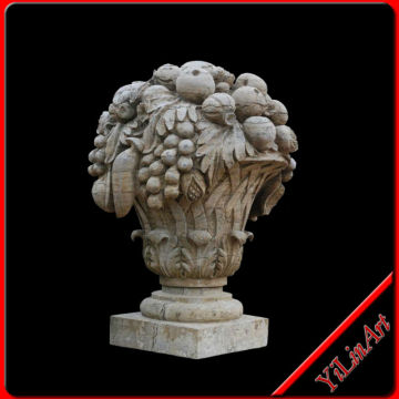 Marble Flower Pot, Stone Flower Pot,Natural Flower pot (YL-H082)