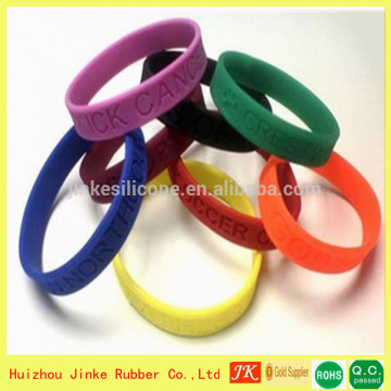 JK-09102 Promotional silicon rubber band bracelet,Custom silicon rubber band bracelet