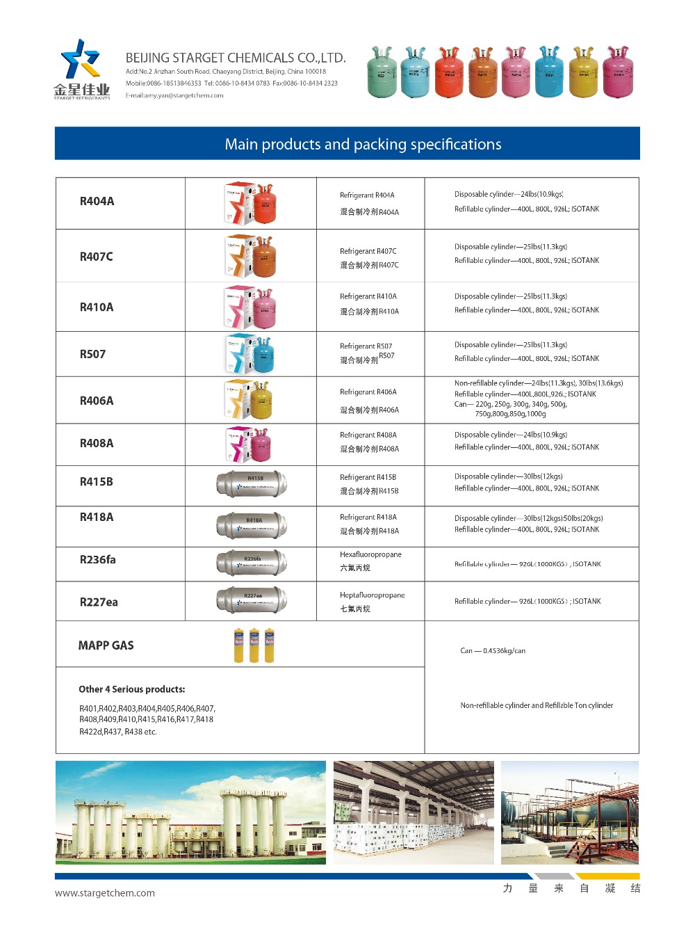 Good factory price excellent quality gas r134a refrigerant 13kg