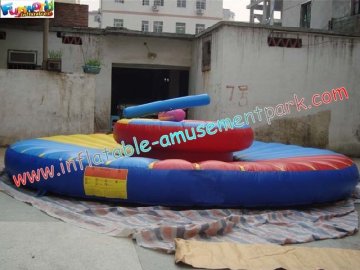 Outdoor Commercial Grade 0.55mm Pvc Tarpaulin Inflatable Fighting Sports Games For Rent