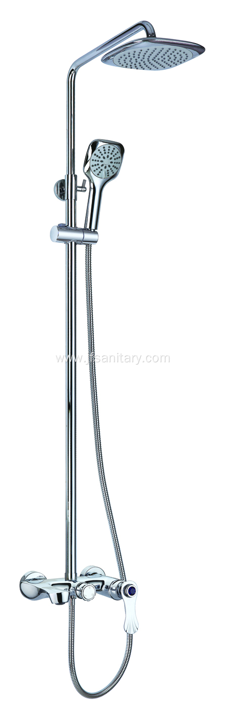 Shower Faucet Set With Tub Shower Kit Brass