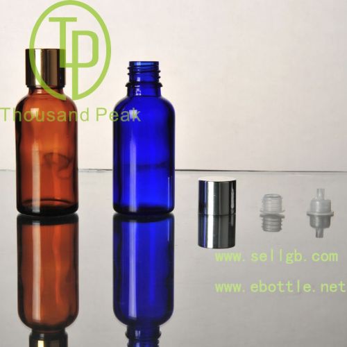 aluminum lid brown glass dropper bottle for essential oil 30ml