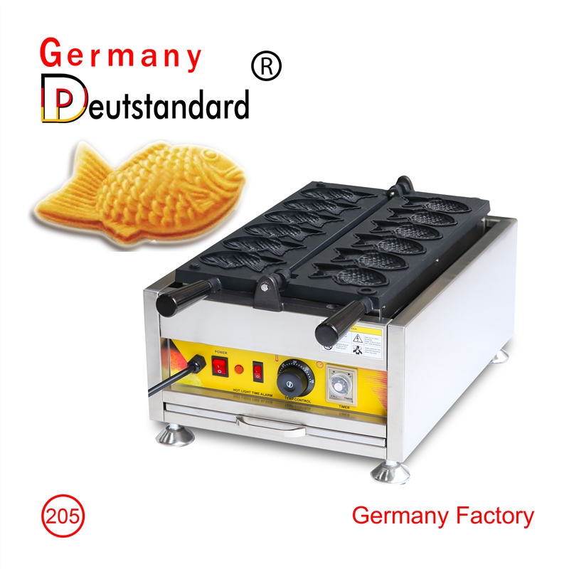 máquina de taiyaki eléctrica gofre de pescado de frijol rojo