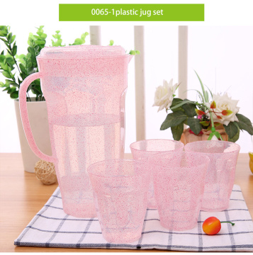 Plastic Jug with 4cups Jug Set