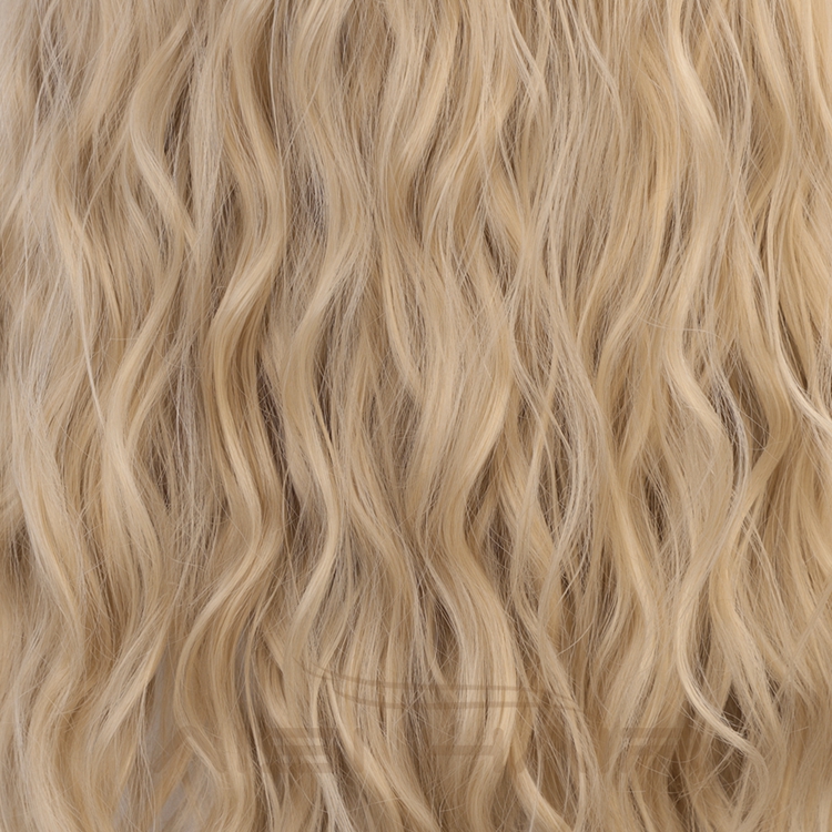 Ombre Wholesale For Black Women Cheap Fiber Wavy Pre Plucked Futura High Heat Resistant Lace Front Synthetic Hair Wigs