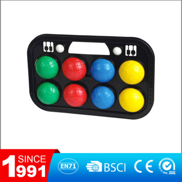 Plastic bocce ball set/ Plastic boccia ball / PE boccia game