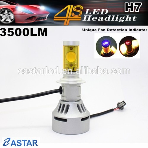 Hot selling No fan H4/H7 led head light motorcycle