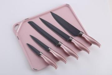 New Kitchen Knife Set with Cutting Board
