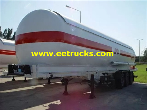 50000 lita 25ton LPG mizinga ya trailer ya nusu