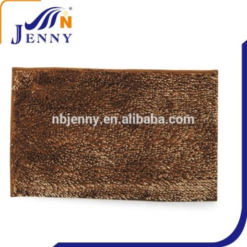 Polyester cotton short yarn chenille mat from China