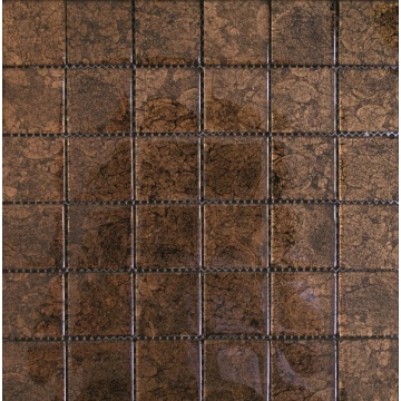 Tinggi Glossy 300x300x8mm Glass Building Mosaic Tiles