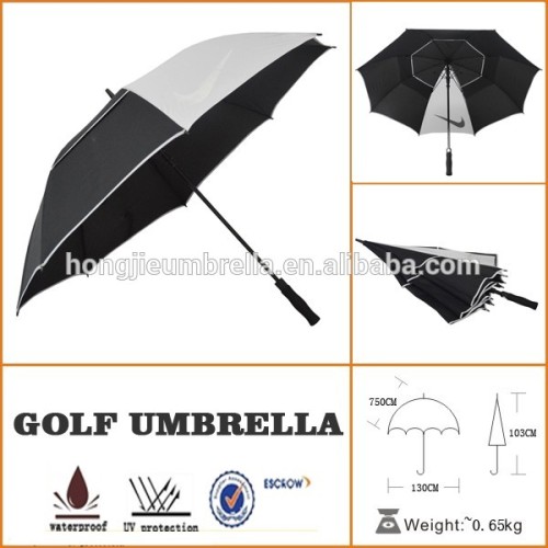 large golf windproof double layer umbrella