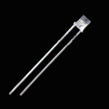 Hoge heldere 3 mm gele diffuse LED Flat Top