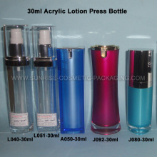 30ml Acrylic Lotion Press Bottle Airless Press Bottle