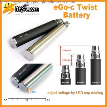 Big vapor large smoke variable voltage new hot seller Egotwist battery