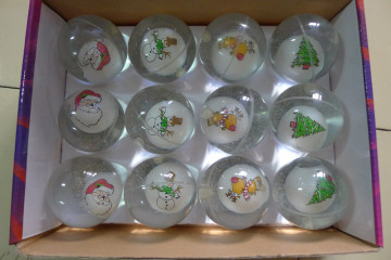 Different promotional LED flashing bouncing ball