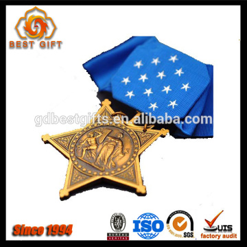 Best Artisan Made American Christian Badge Medal With Ribbon