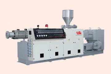 Twin Parallel Different Direction Double Screws Extruder