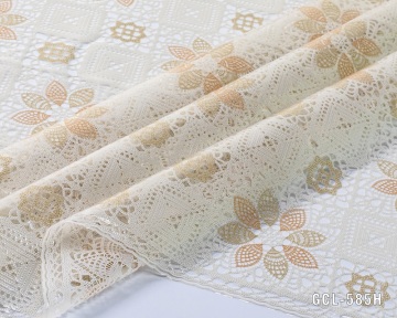 pvc printed plastic lace table cloth table cover