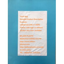 Flat HDPE Food Plastic Bag for Bread Bakery Packing