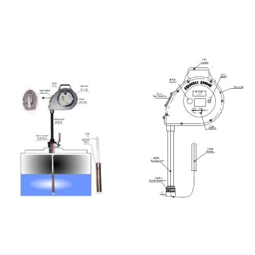 Água óleo portátil Detector de Interface