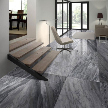 Large gray tile for shower wall