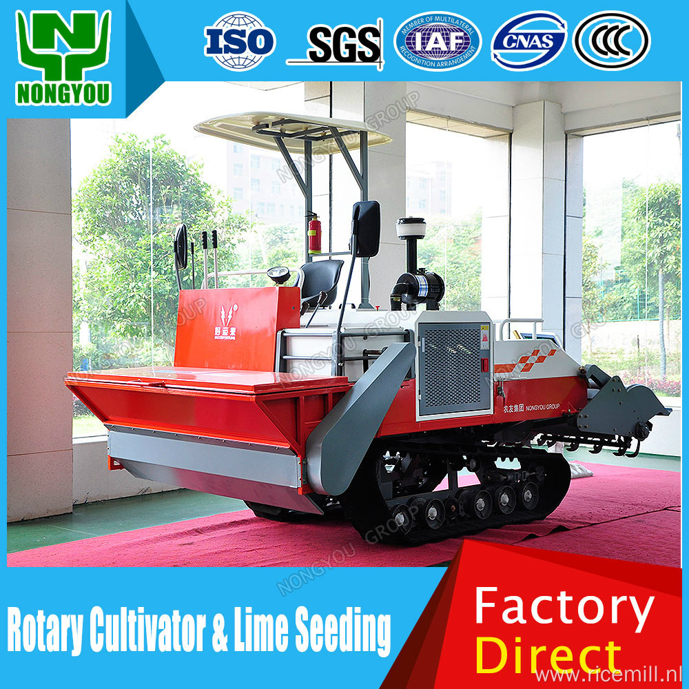 Tillage Machine Rubber Track With Lime Fertilizer Spill