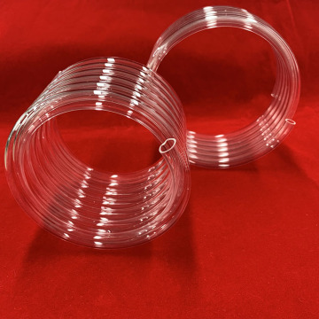 Clear Quartz Glass Coil Tube/Helix Quartz Tube for Chemical Industry Condensing