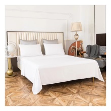 Summer Cool White Pure Polyester Bed Sheet Set: Perfect for Families, Hotels, and Hospitals
