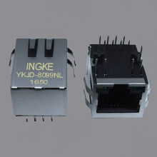 Ingke YKJD-8099NL 100% compatible HFJ11-2450E-L12RL Halo RJ45 Magnetic Modular Jacks