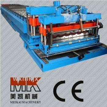 Colored metal glazing roof tiles forming machine/glazed sheets making equipmet machienry