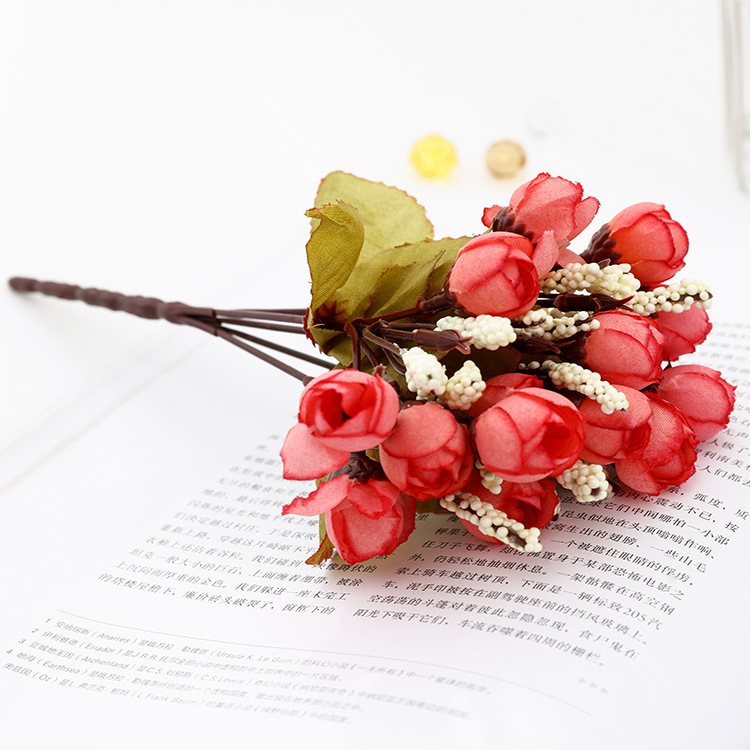 Simulation Flower Star bud thumb rose wholesale artificial plastic flowers and plants home flowers