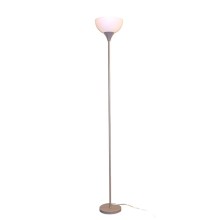 Silver piano standing floor lamp