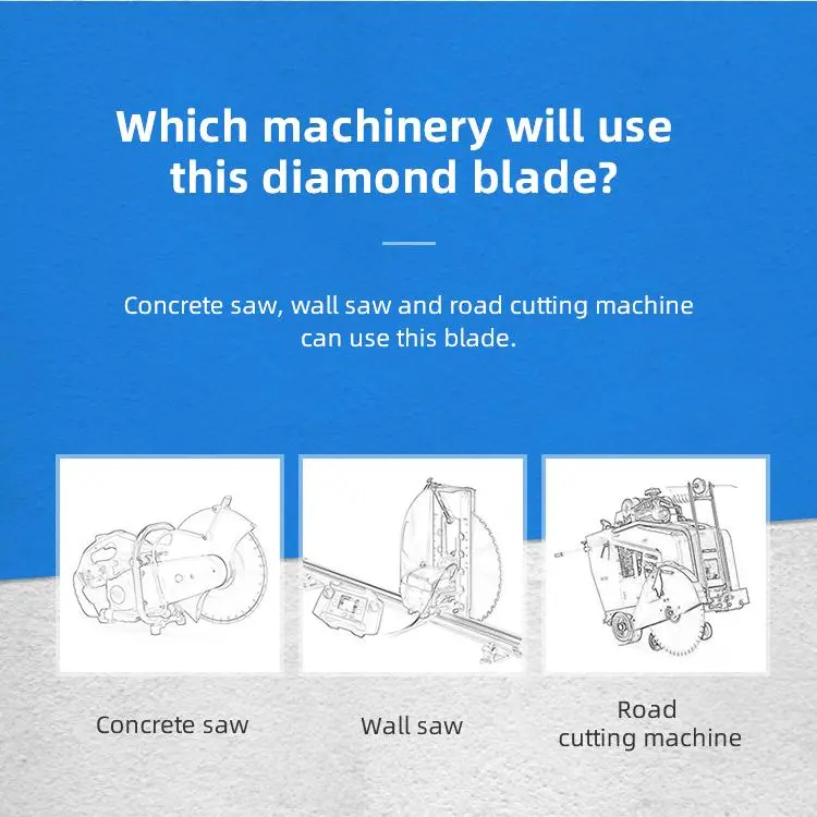 Small Size 105-250mm Diamond Saw Blade Cutting Disc