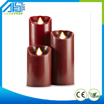 Plastic led candle lights flicker