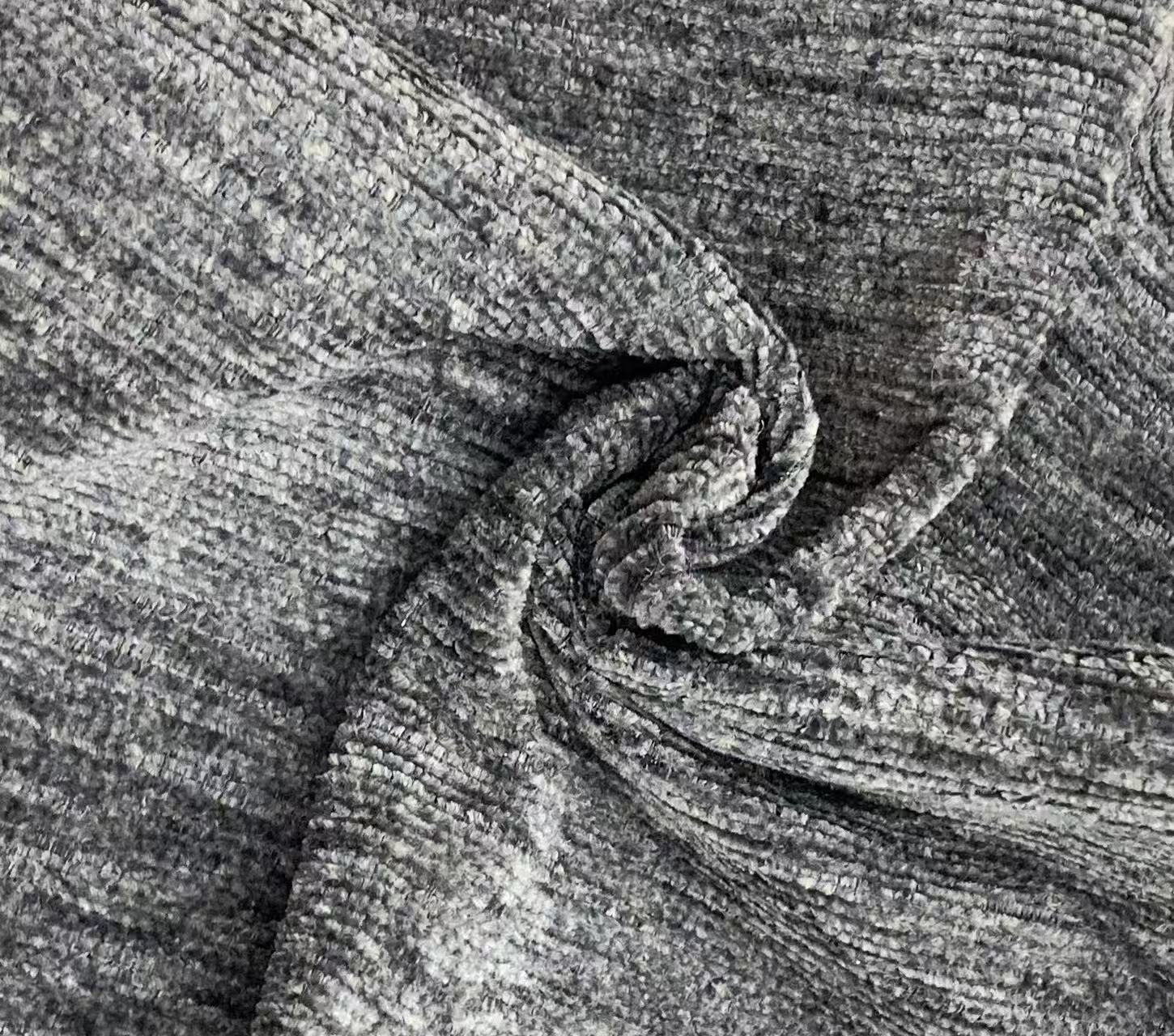 Tecido de estofamento de chenille com listras clássicas com bloqueio de cores Classic Color blocking Stripe Chenille Upholstery Fabric