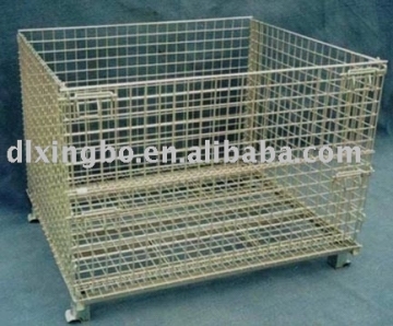 foldable wire container