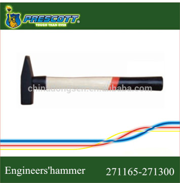 Wooden Handle with safety ribbon Engineers' Hammer