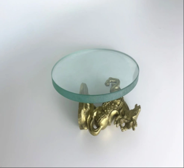 Customized size tempered small round glass for clock