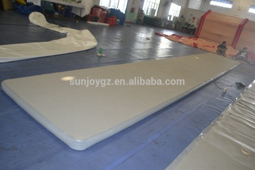 Top quality durable inflatable air tumbling mat for gymnastics