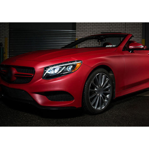 Satin Metallic Red Car Wrap Wrap Vinyl