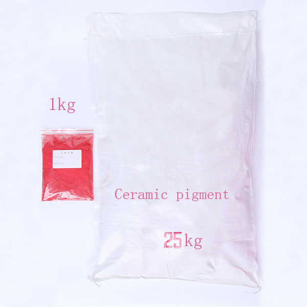 Pink high temperature resistant powder coating ceramic pigment