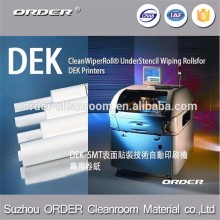 Cost-efficient DEK White Woodpulp Stencil Cleaning Rolls