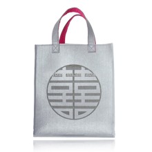 HK fair large capacity felt fashion lady tote bag/casual handbag/felt bags