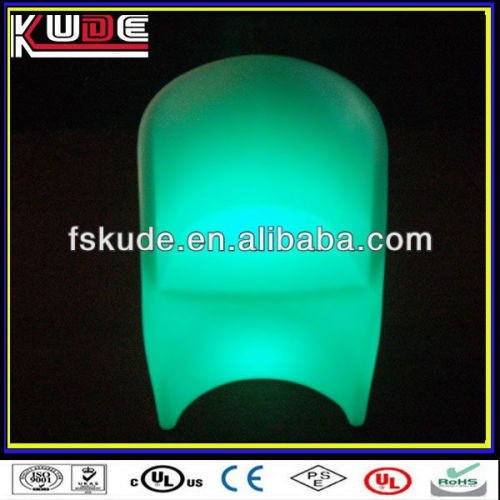 LED illuminated colorful bar armchairs for sale/discount plastic armchairs