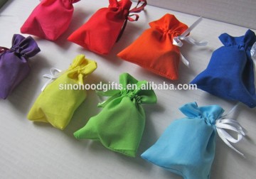 wholesale china factory supplier small drawstring velvet USB pouch