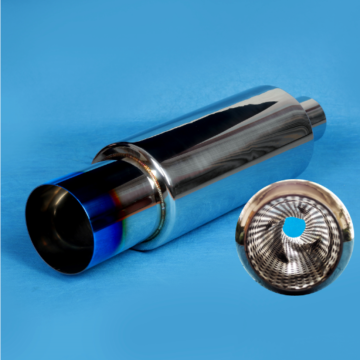 Blue Burning Stainless Steel 150mm Auto Exhaust Muffler and Resonator System
