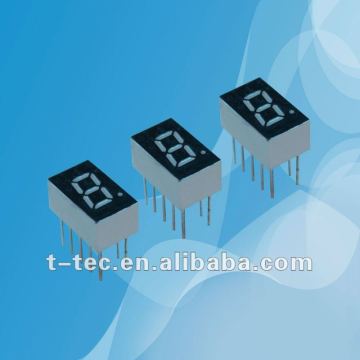 0.36" Single LED Digit , 1x digit , single dot, 14x7.5mm