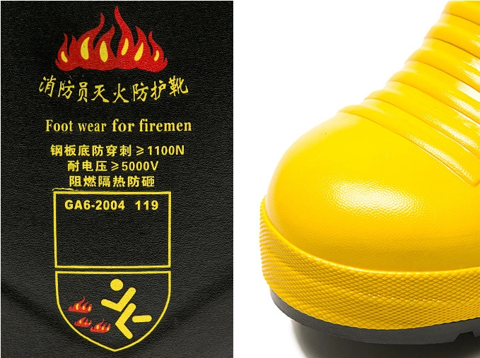 Firefighter Professioanl Marine Firefighting Equipment Fire Safety Boots